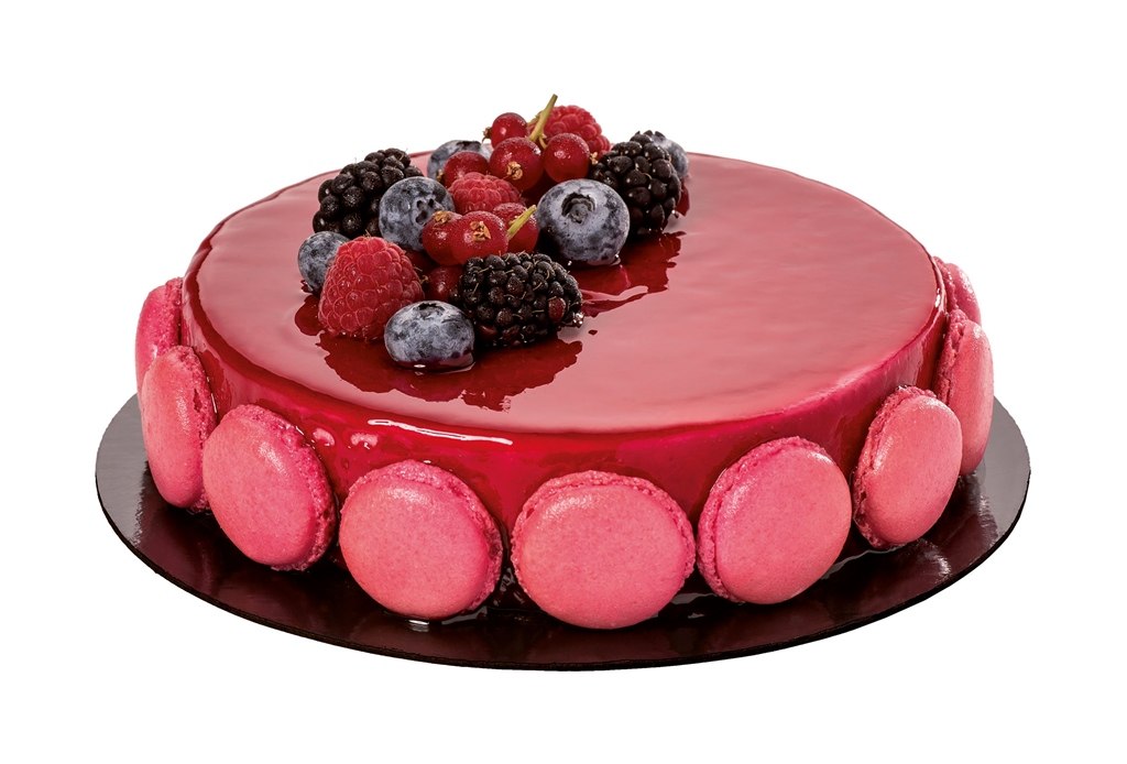 Rubis Biscuit Amande Citron Cremeux Cassis Mousse Framboise Les Fruites Patisserie Valantin A Bordeaux