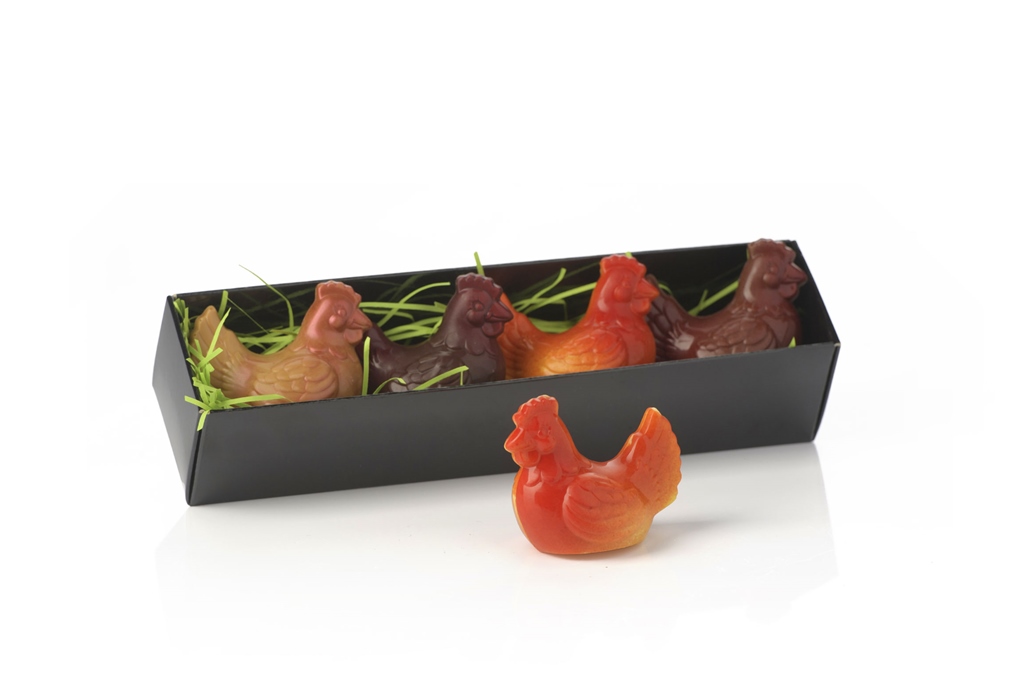 Réglette de 4 mini Poules